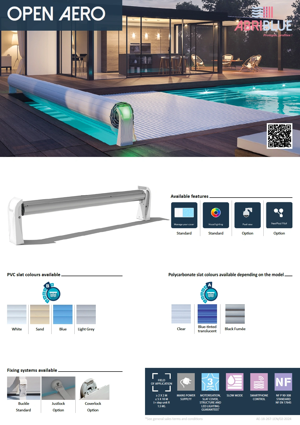 Learn more about OPEN Aéro connected pool cover